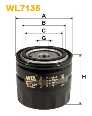 WL7135 WIX FILTERS
